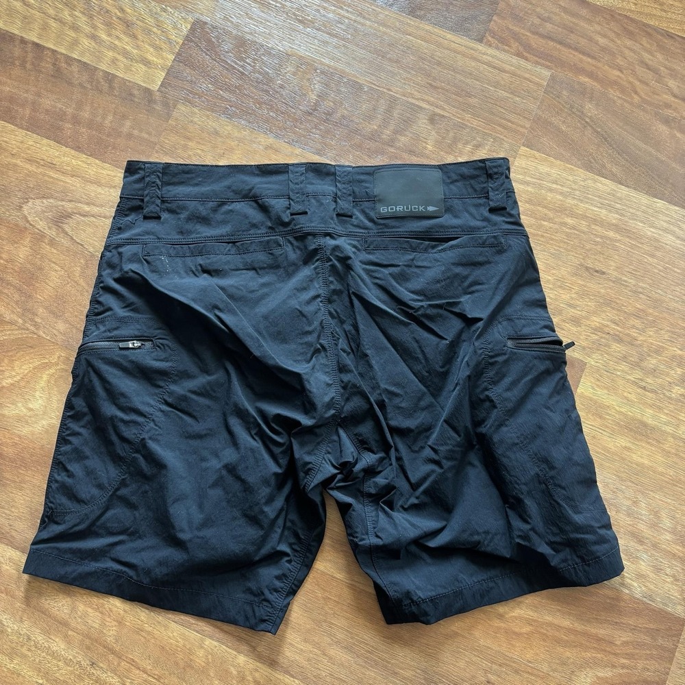 GORUCK Tough Dry Mens 32 Black Hiking Athletic Shorts 9 Inseam PC006932A - Picture 6 of 6